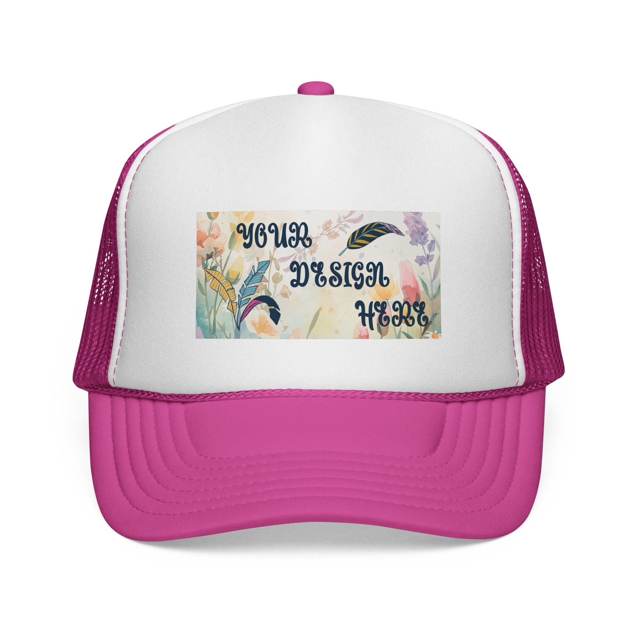 Customizable OTTO 39-165 Trucker Cap Foam Front Mesh Back Snapback