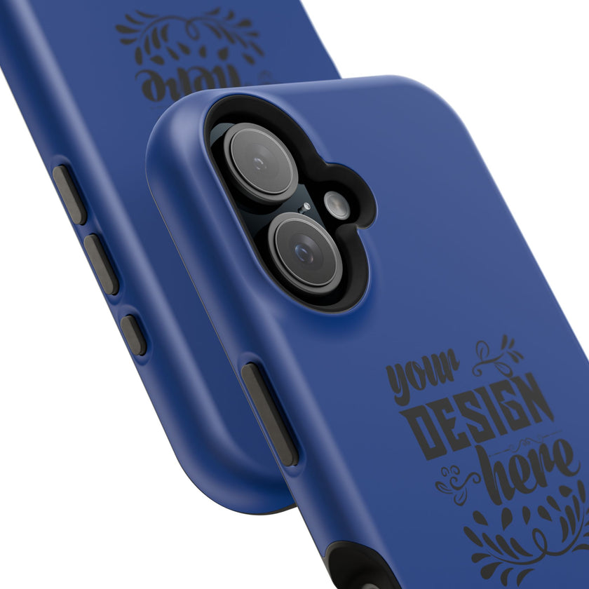 Customizable Magnetic Impact Resistant Phone Case Dual Layer Full Wrap