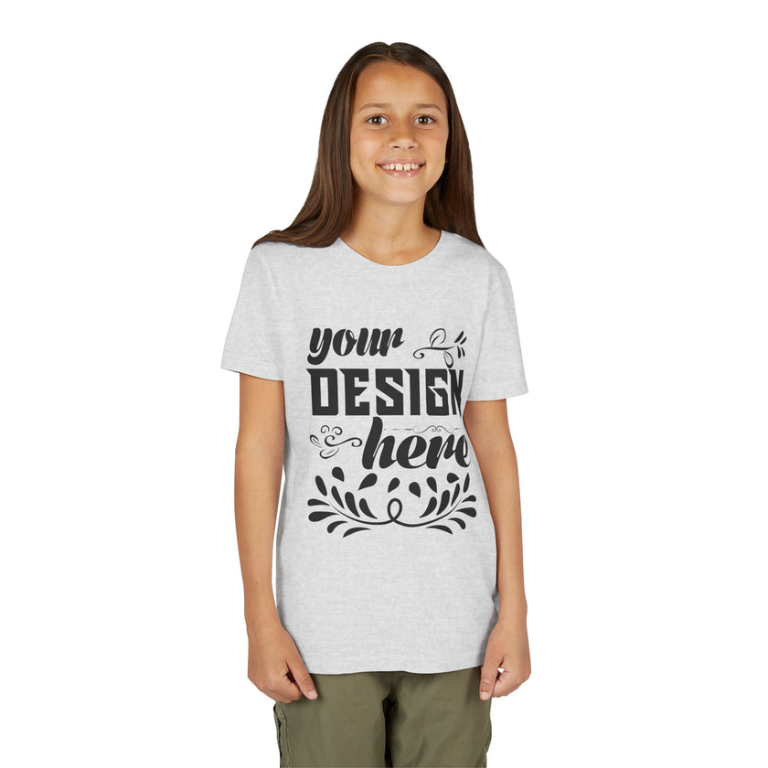 Customizable Bella+Canvas 3001Y Youth Short Sleeve T-Shirt Premium Fit