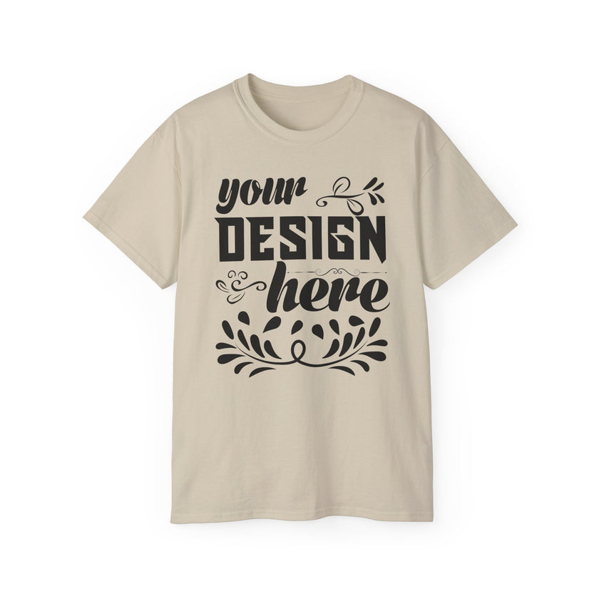 Customizable Gildan 2000 Unisex Ultra Cotton Crew Neck T-Shirt