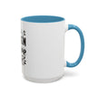 Customizable Accent Coffee Mug 11oz and 15oz Colored Interior Handle