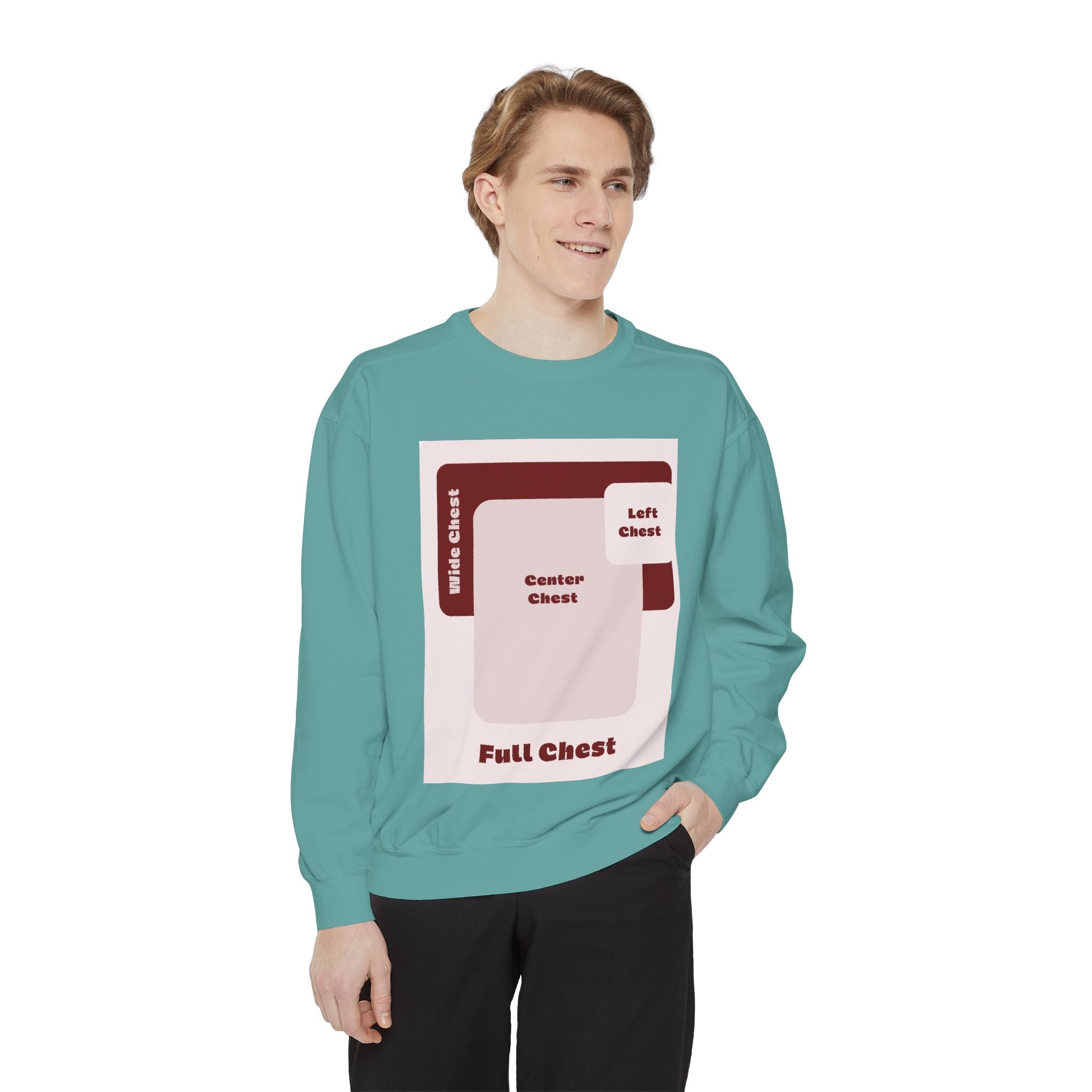 Customizable Comfort Colors 1566 Unisex Garment Dyed Sweatshirt DTG Custom Design