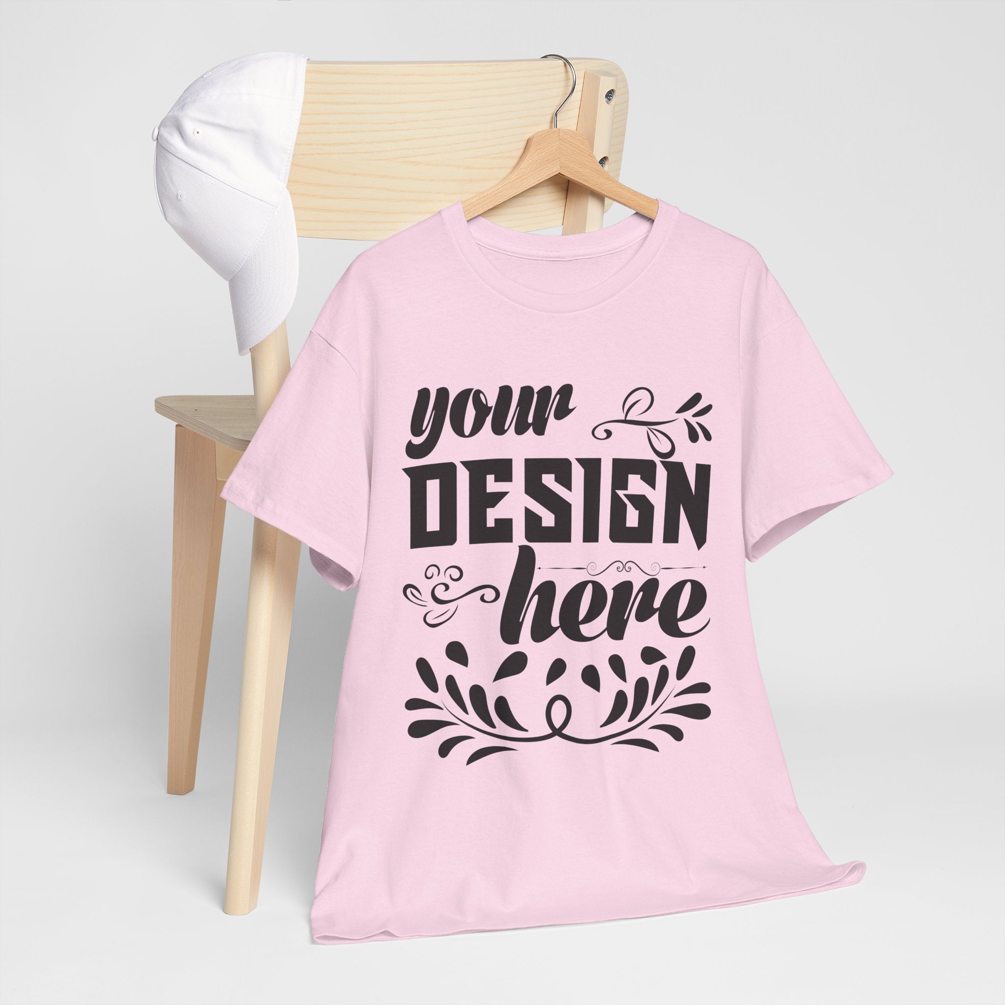 Customizable Gildan 5000 Unisex Heavy Cotton T-Shirt Classic Fit