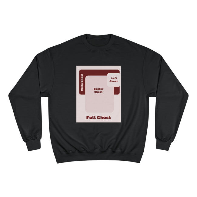 Customizable Champion S600 Crewneck Sweatshirt DTG Print