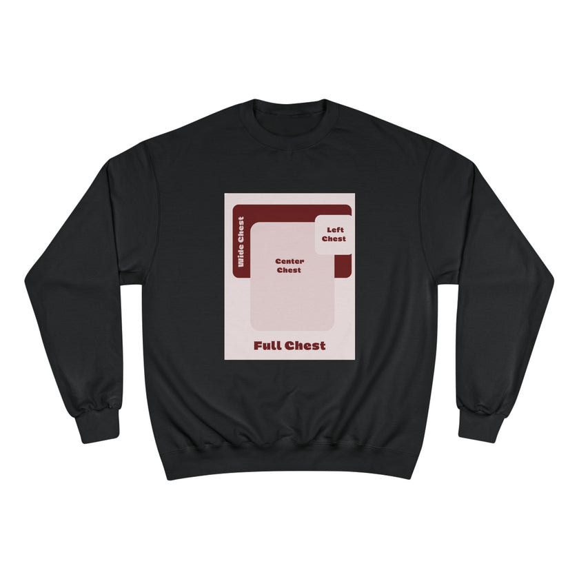 Customizable Champion S600 Crewneck Sweatshirt DTG Print