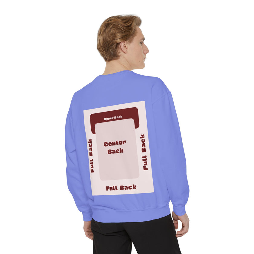Customizable Comfort Colors 1566 Unisex Garment Dyed Sweatshirt DTG Custom Design