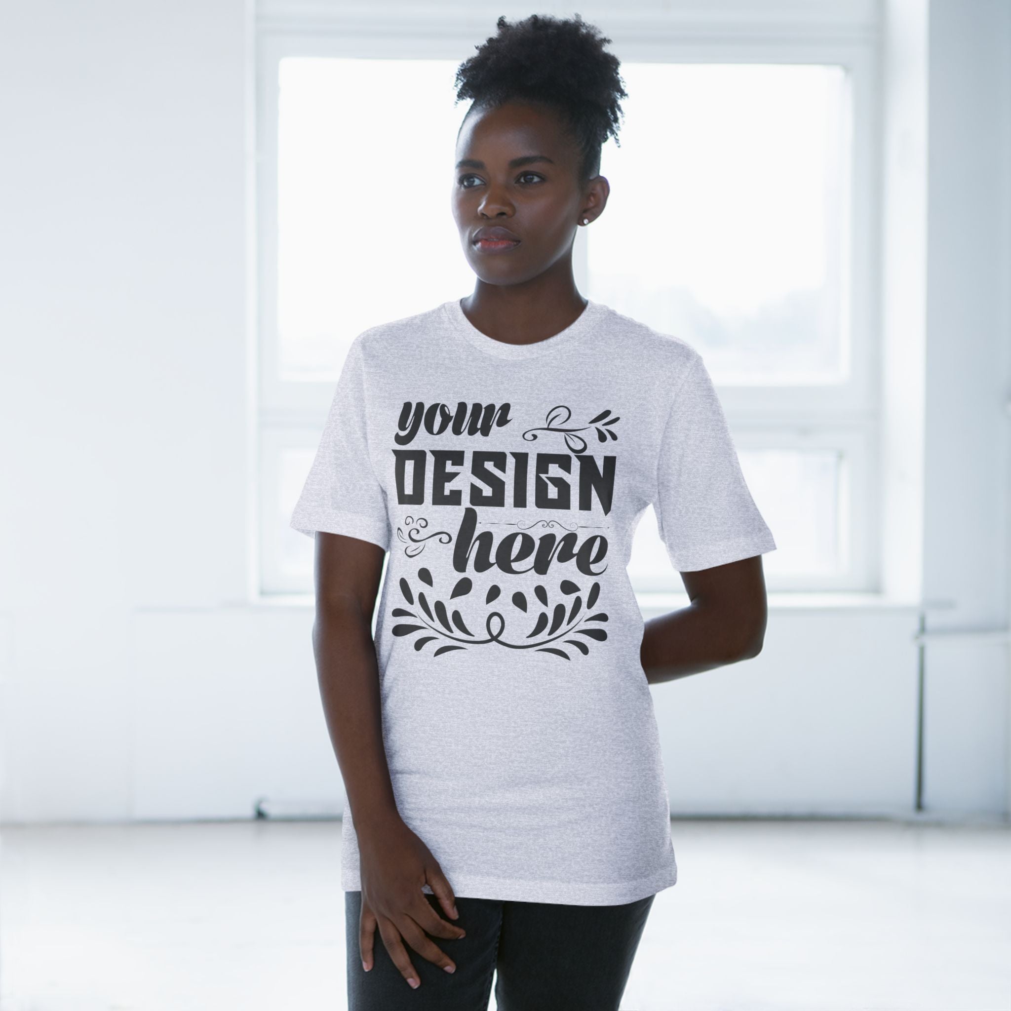 Customizable Lane Seven LS15000 Unisex Deluxe Cotton T Shirt