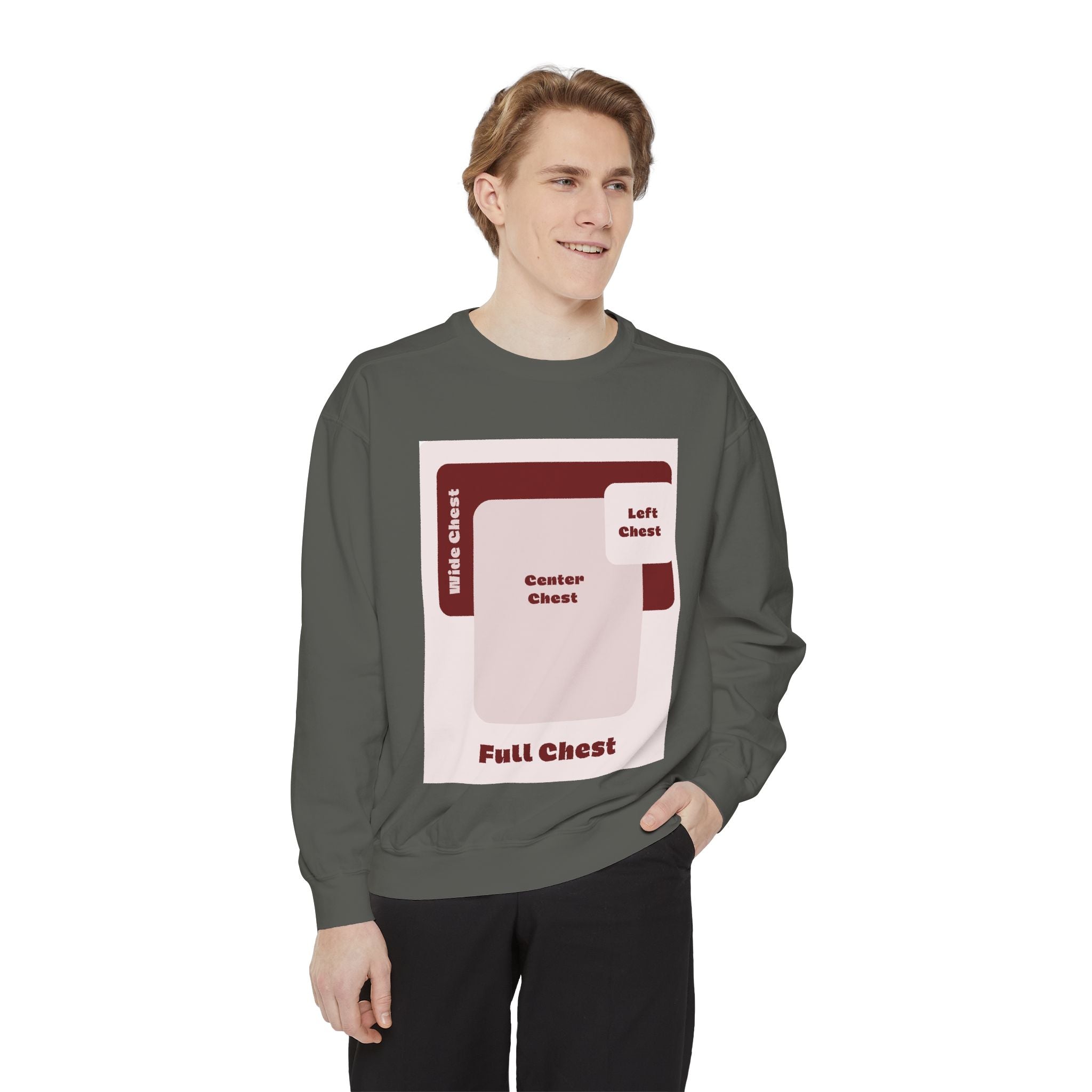 Customizable Comfort Colors 1566 Unisex Garment Dyed Sweatshirt DTG Custom Design