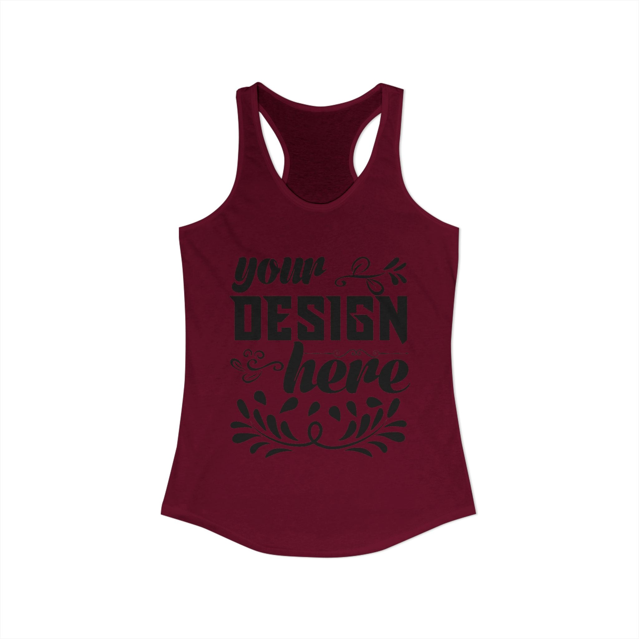 Customizable Next Level 1533 Womens Ideal Racerback Tank