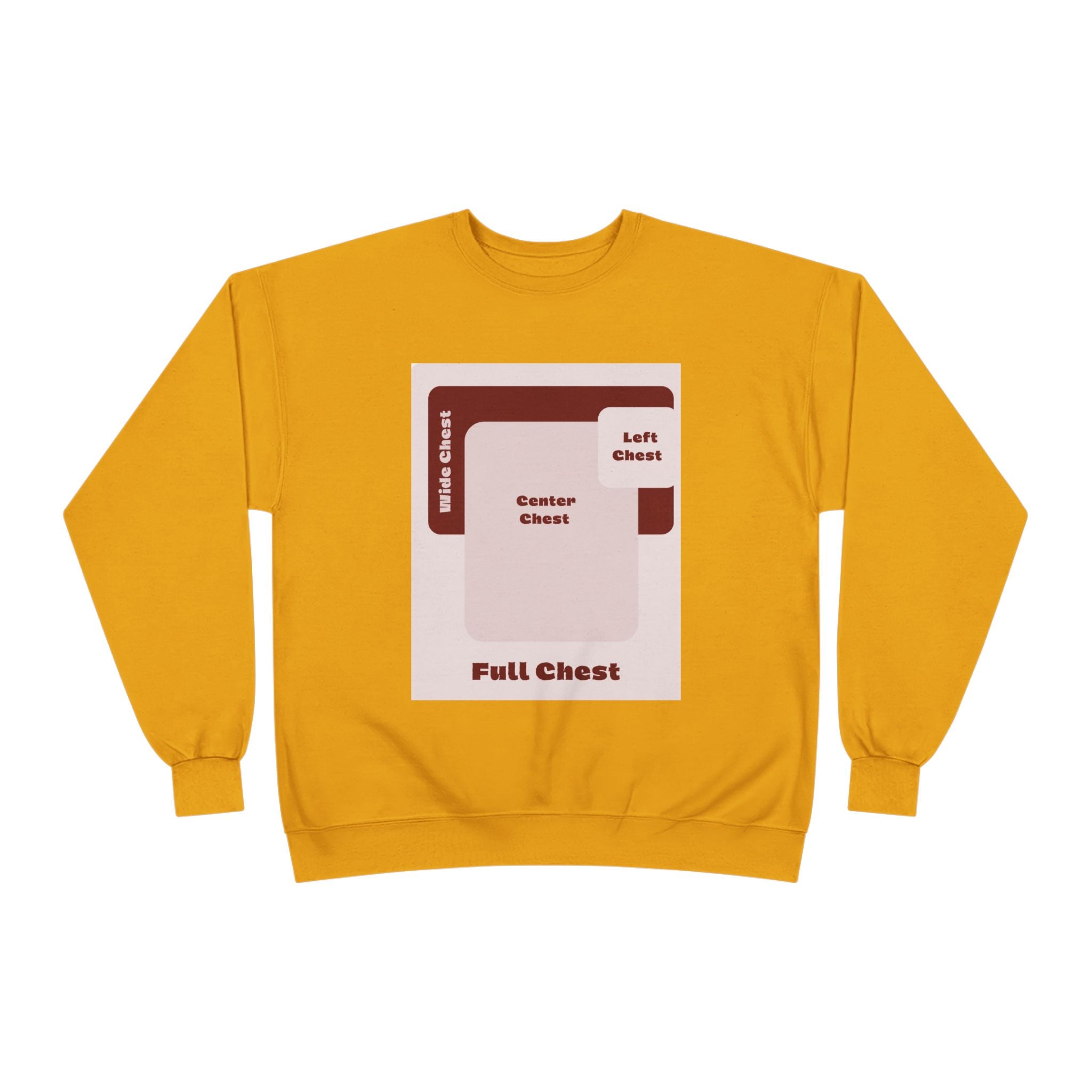 Customizable Unisex Hanes P160 EcoSmart Crewneck Sweatshirt Custom Print