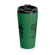 Customizable 15oz Vacuum Insulated Stainless Steel Travel Mug With Flip Lid