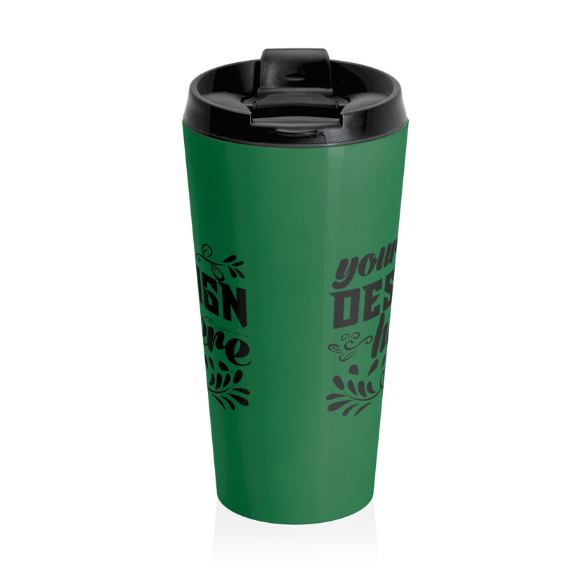 Customizable 15oz Vacuum Insulated Stainless Steel Travel Mug With Flip Lid