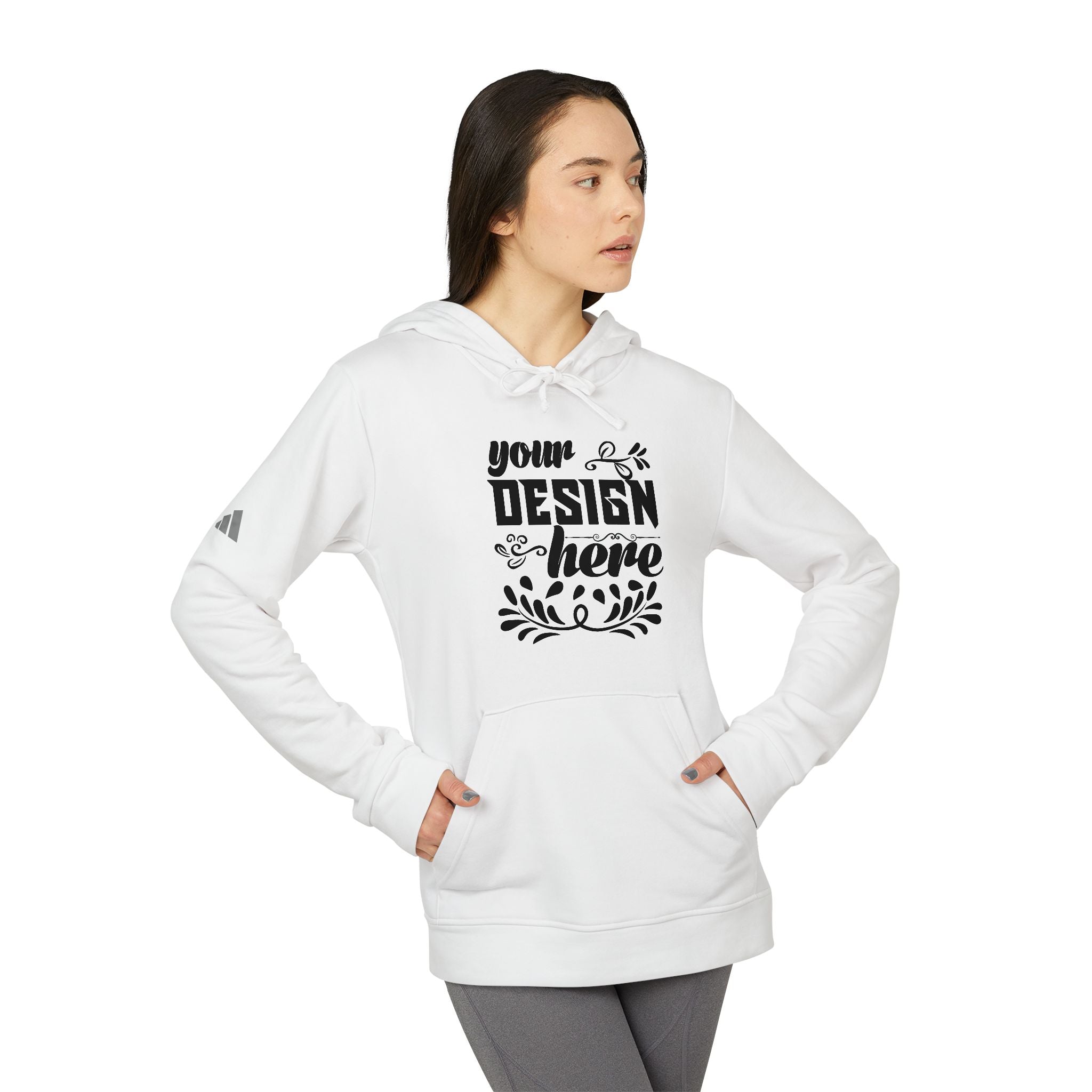 Customizable Adidas A432 Unisex Midweight Fleece Hoodie