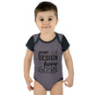 Customizable Infant Baby Rib Bodysuit Rabbit Skins 4400 Unisex
