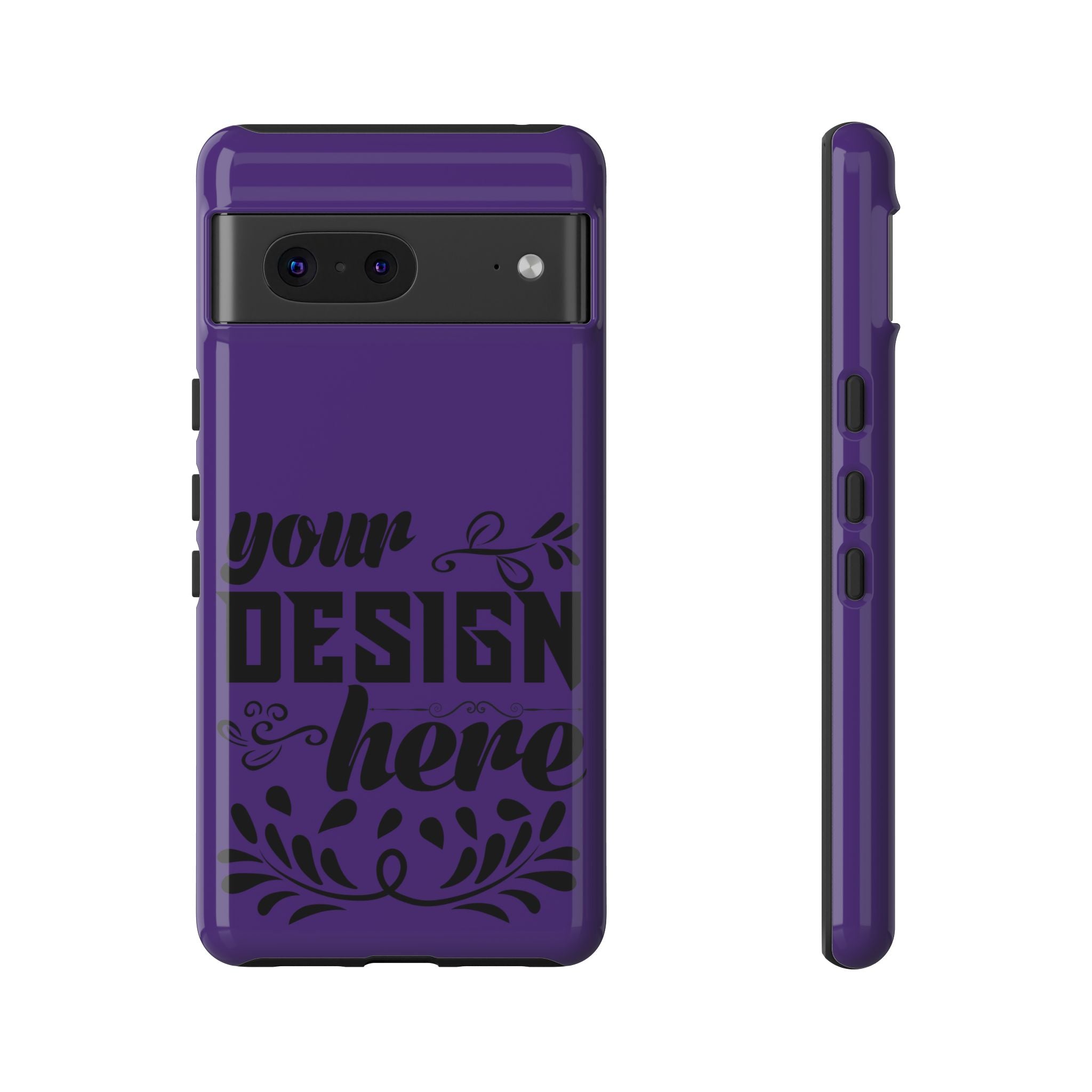 Customizable Tough Dual Layer Phone Case Polycarbonate TPU Liner Protective