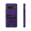 Customizable Tough Dual Layer Phone Case Polycarbonate TPU Liner Protective