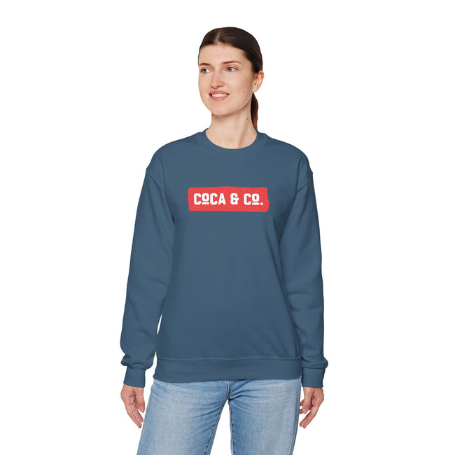 Gildan 18000 Unisex Crewneck Sweatshirt | Coca & Co Embroidery