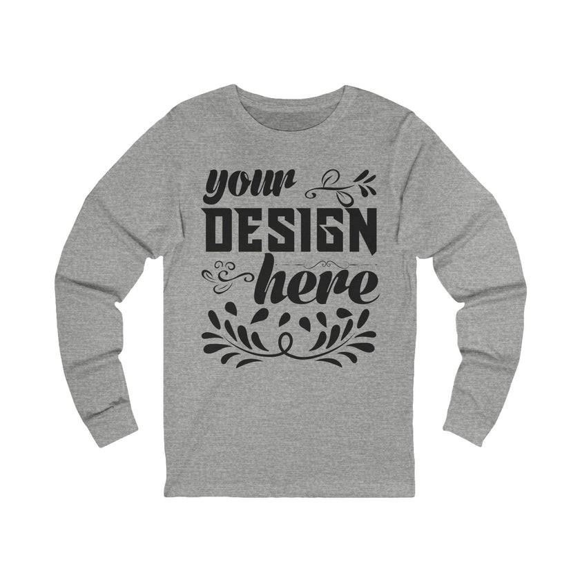 Customizable Bella+Canvas 3501 Unisex Jersey Long Sleeve Tee