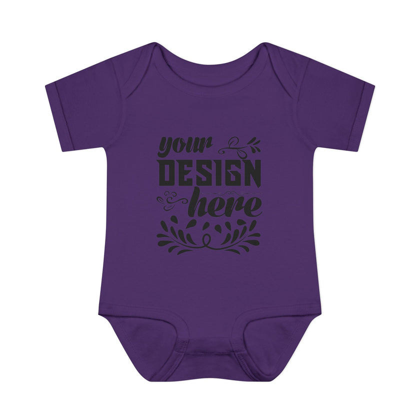 Customizable Infant Baby Rib Bodysuit Rabbit Skins 4400 Unisex