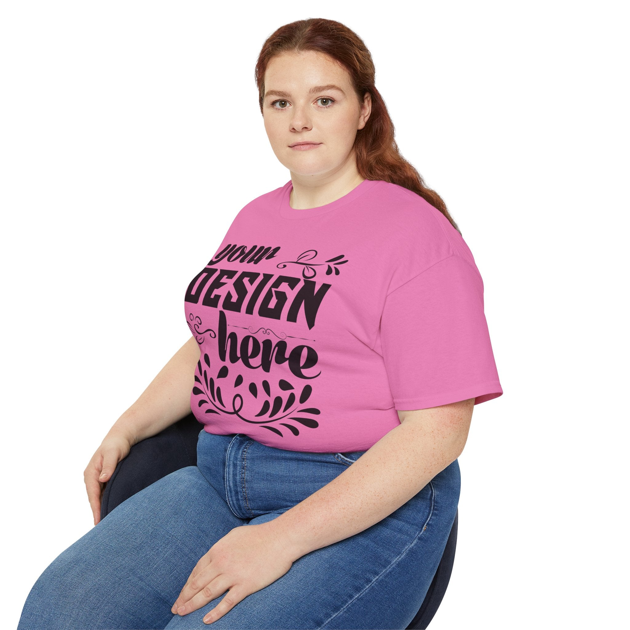 Customizable Gildan 2000 Unisex Ultra Cotton Crew Neck T-Shirt