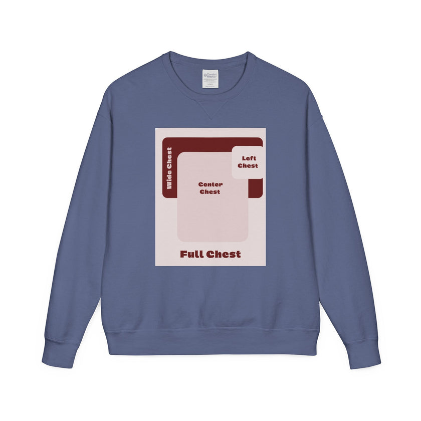 Customizable Hanes GDH400 Unisex Garment Dyed Crewneck Sweatshirt