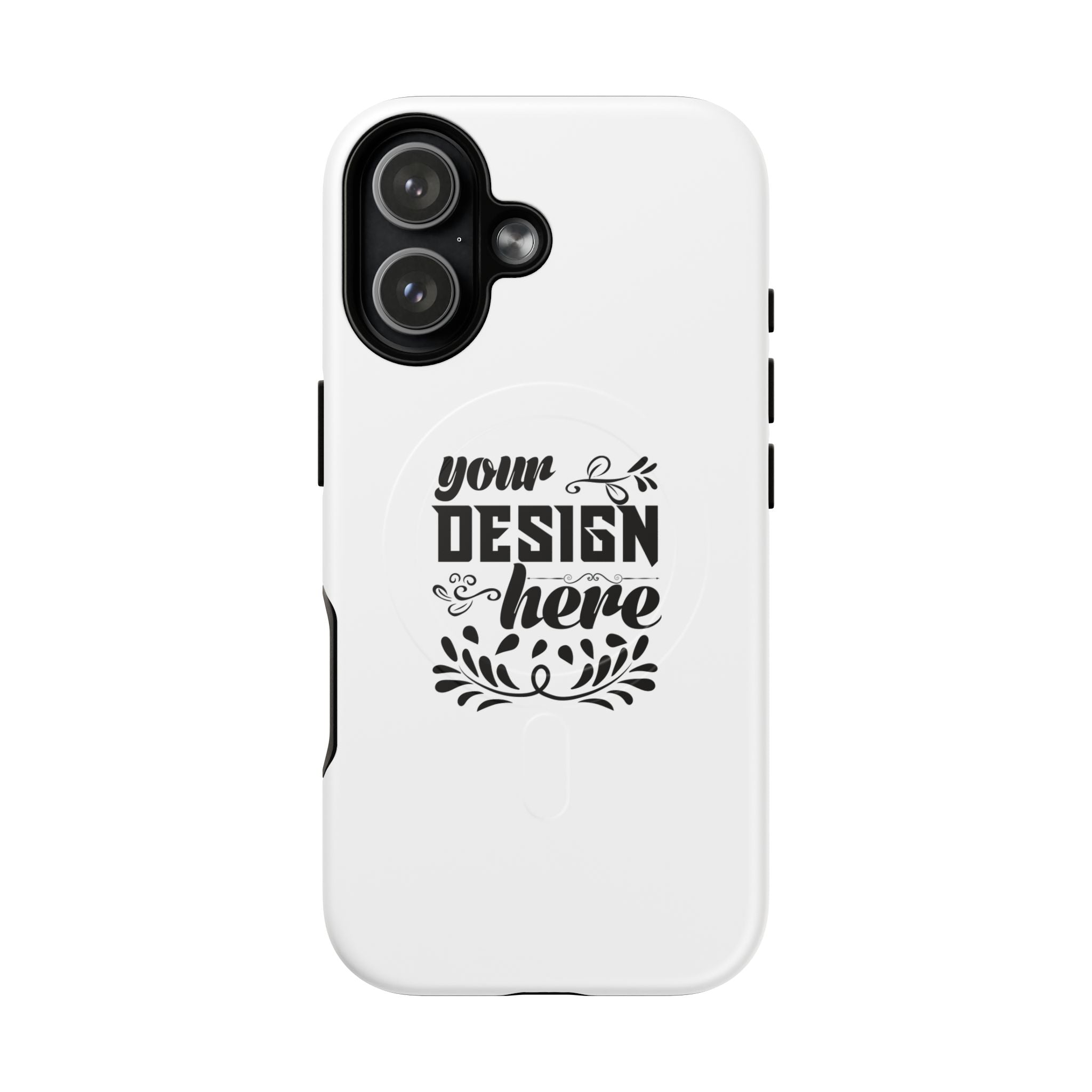 Customizable Tough Magnetic Phone Case Dual Layer Polycarbonate TPU Liner