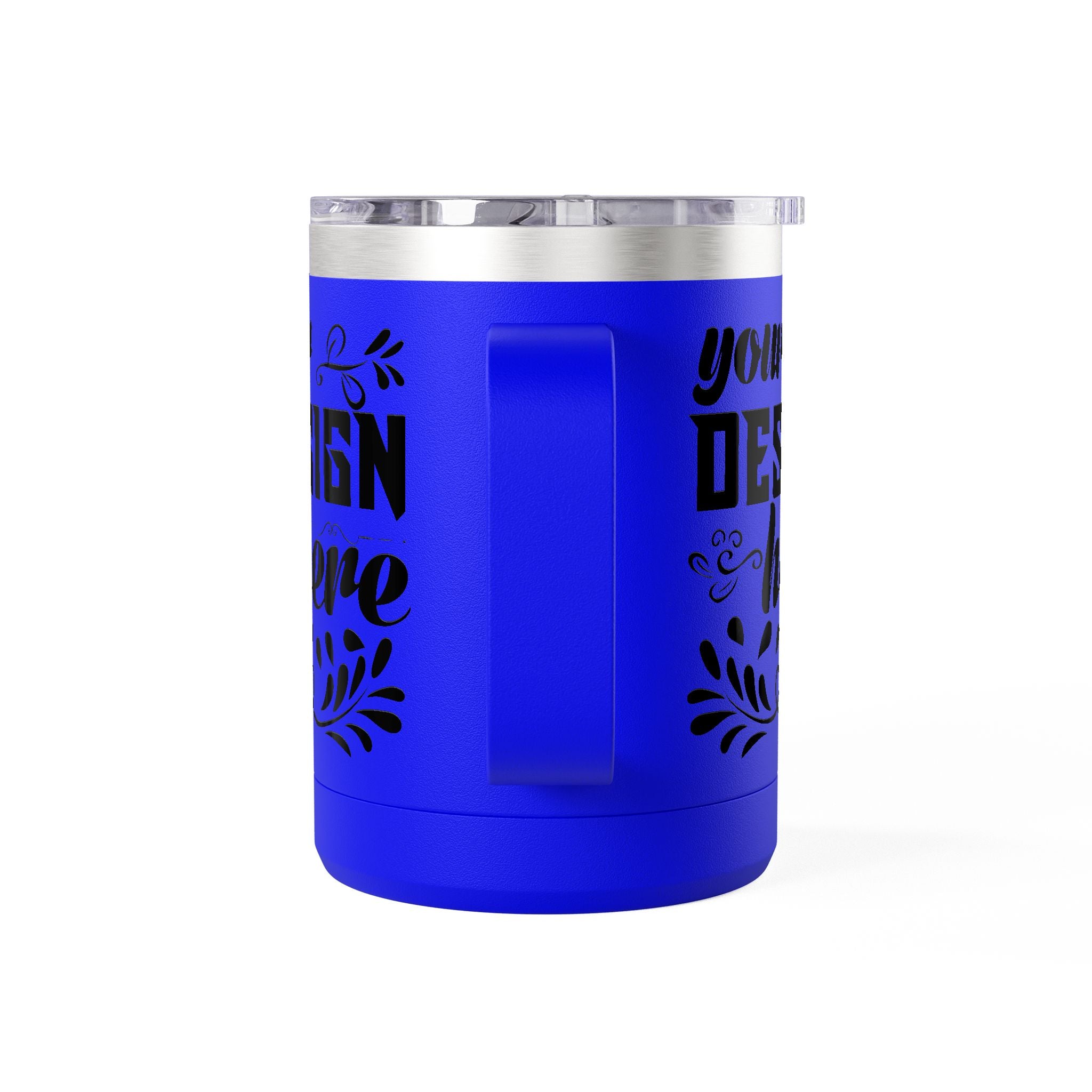 Customizable Polar Camel 15oz Stainless Steel Coffee Mug Tumbler Lid