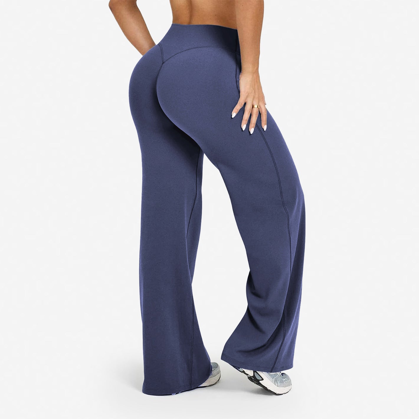 Nameria Straight Yoga Pants Seamless Quick-dry Loose Straight-leg
