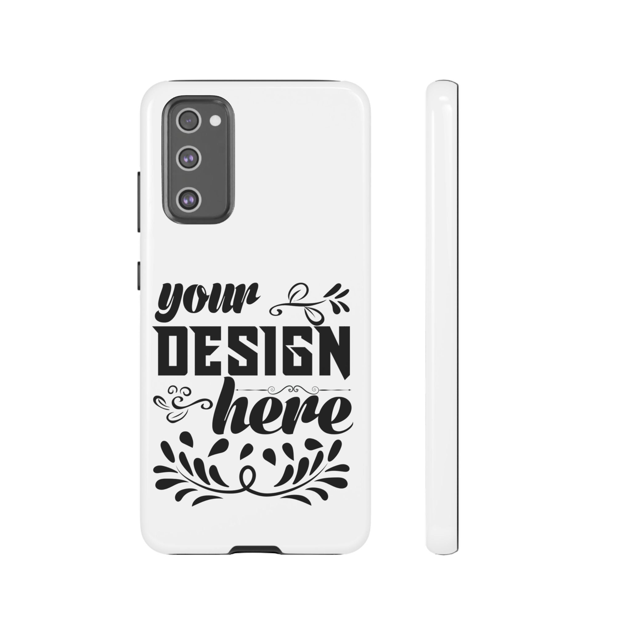 Customizable Tough Dual Layer Phone Case Polycarbonate TPU Liner Protective