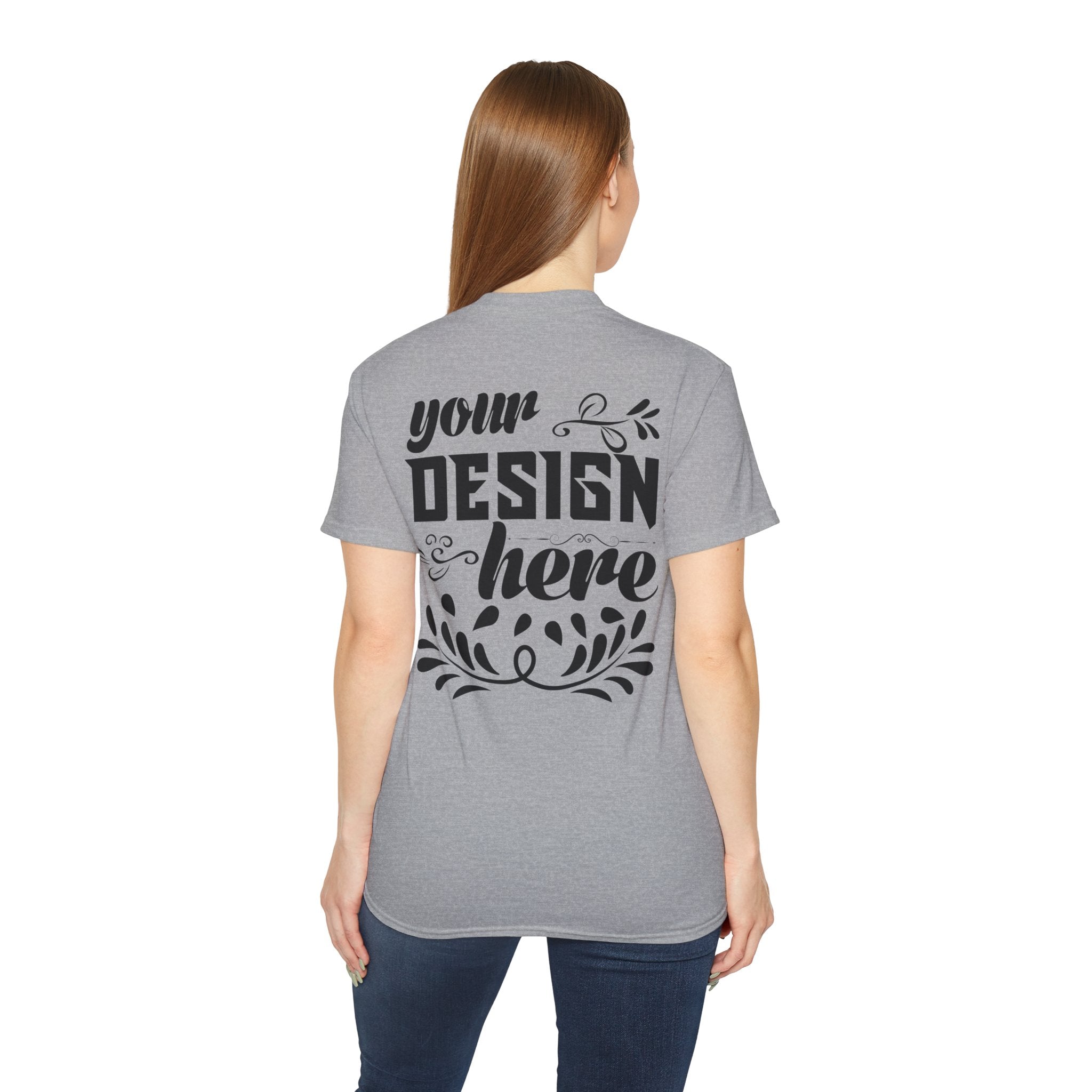 Customizable Gildan 2000 Unisex Ultra Cotton Crew Neck T-Shirt