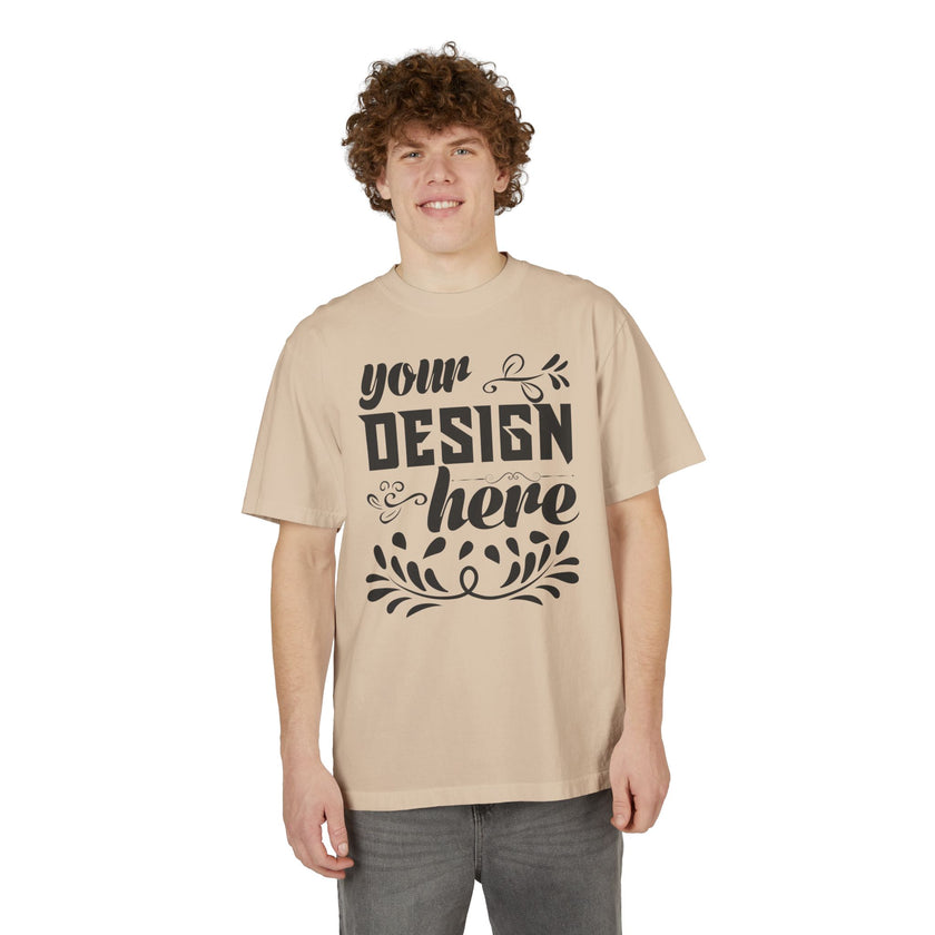 Customizable Shaka Wear SHGDD Unisex Garment Dyed Drop Shoulder T-Shirt