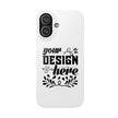 Customizable Snap Phone Case Slim Lightweight Polycarbonate Gloss Or Matte