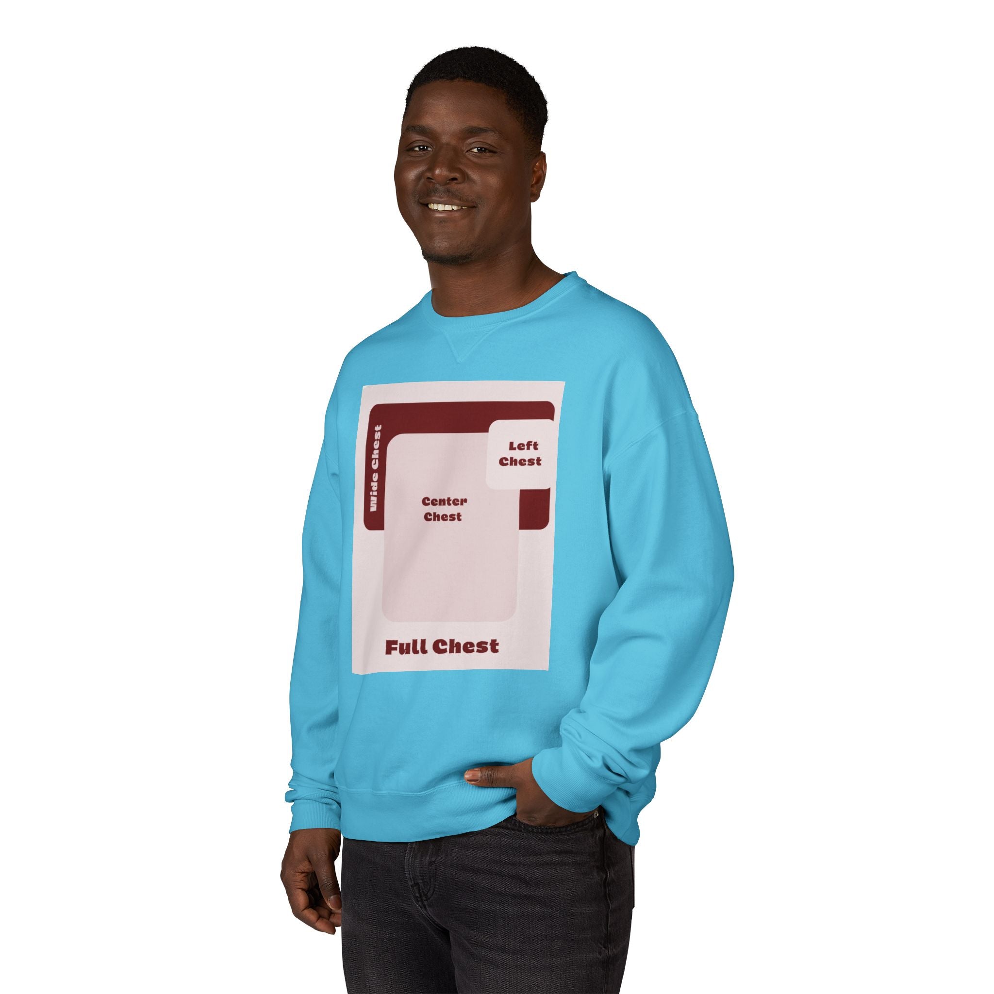 Customizable Hanes GDH400 Unisex Garment Dyed Crewneck Sweatshirt