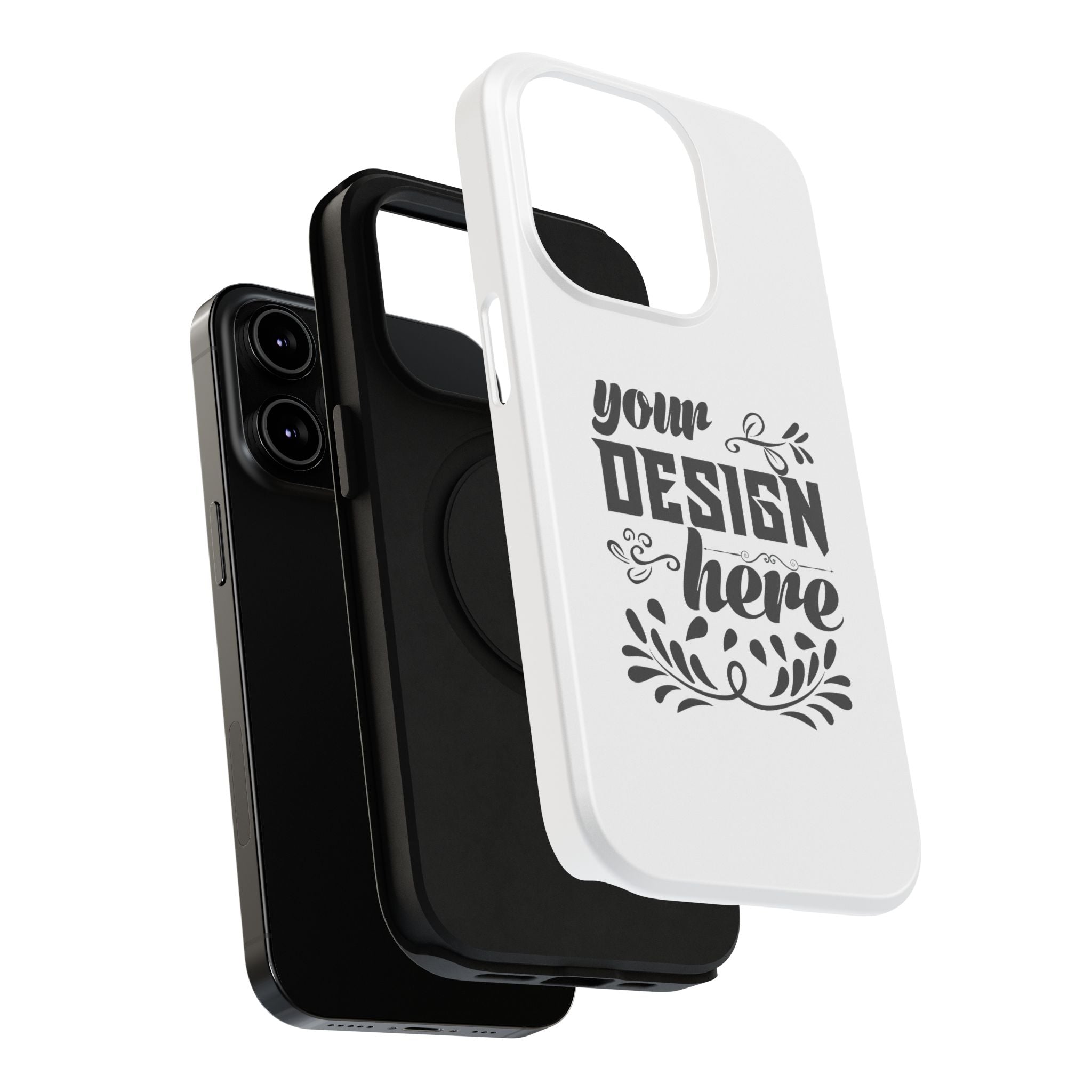Customizable Impact Resistant Phone Case Dual Layer With Matte Or Glossy