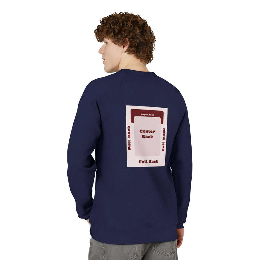 Customizable Bella+Canvas 3901 Unisex Fleece Raglan Sweatshirt