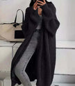 Nameria Womens Loose Fit Long Sleeve Knitted Cardigan Mid-length