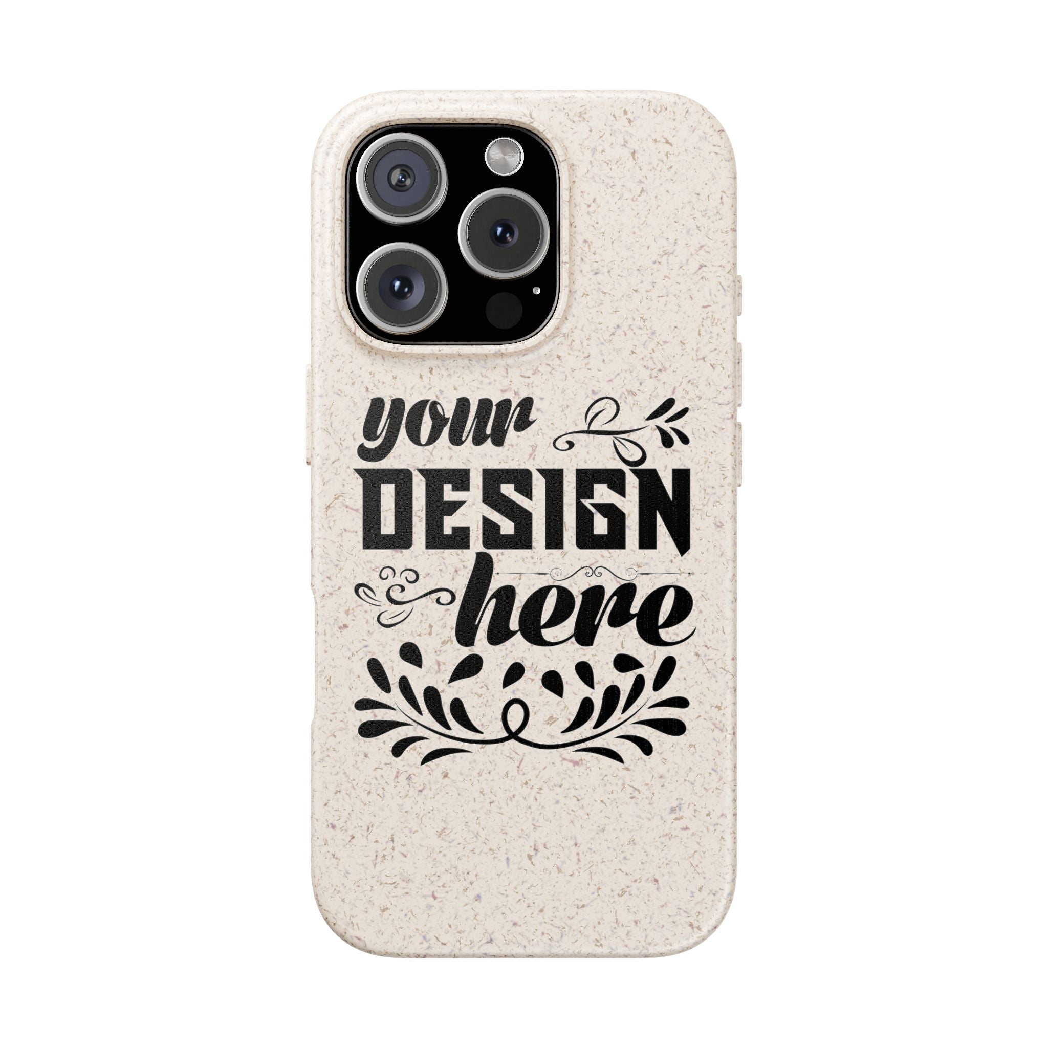 Customizable Biodegradable Phone Case Matte Finish Wireless Charging