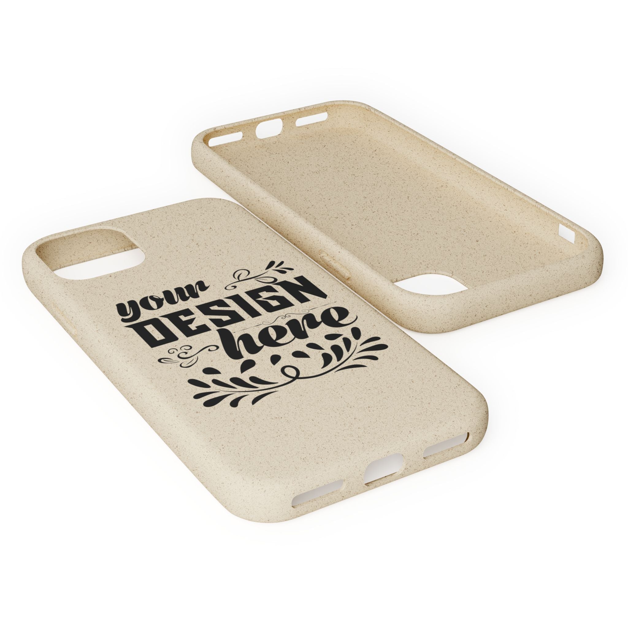 Customizable Biodegradable Phone Case Matte Finish Wireless Charging