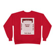 Customizable Unisex Hanes P160 EcoSmart Crewneck Sweatshirt Custom Print