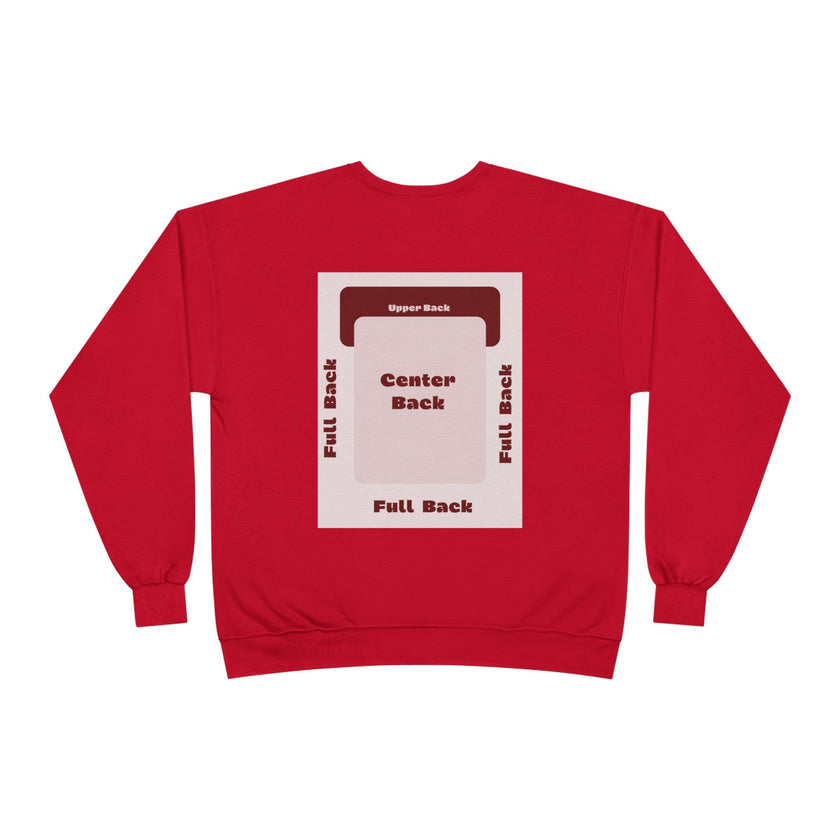 Customizable Unisex Hanes P160 EcoSmart Crewneck Sweatshirt Custom Print