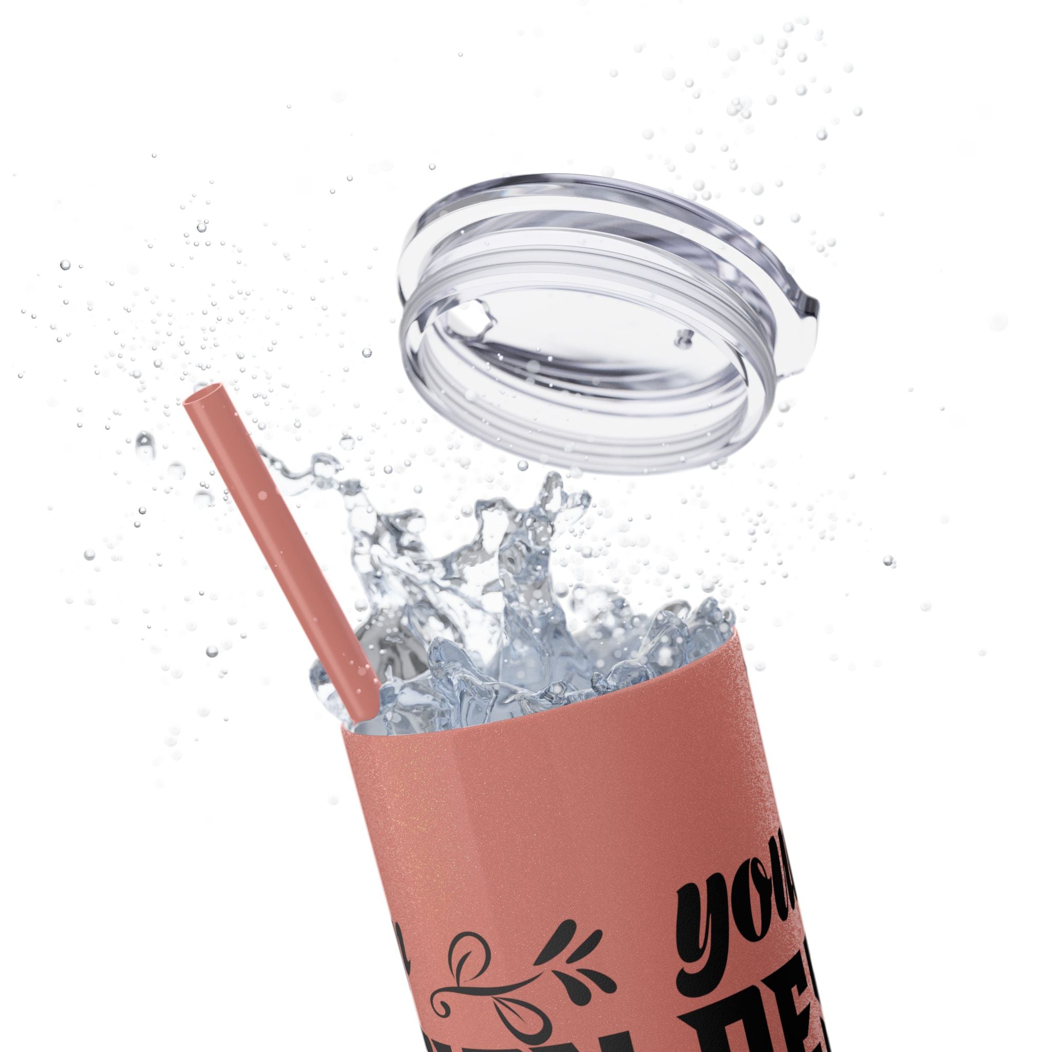 Customizable Maars 20oz Skinny Tumbler with Straw Stainless Steel