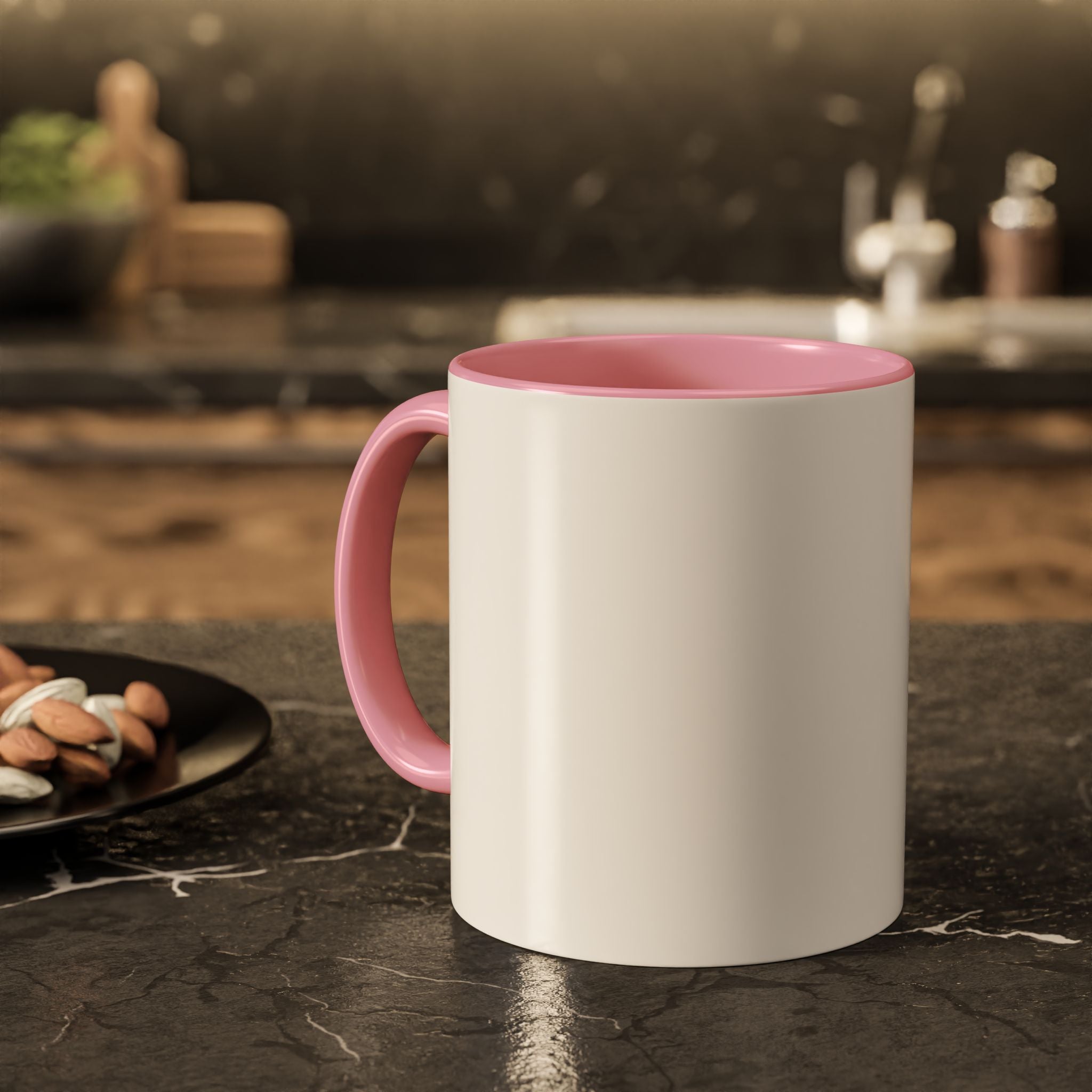 Customizable Glossy Ceramic Accent Mug 11oz and 15oz