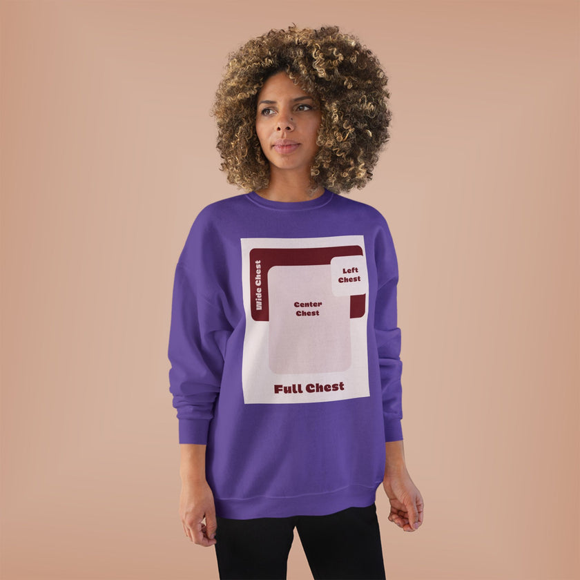 Customizable Unisex Hanes P160 EcoSmart  Crewneck Sweatshirt