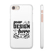 Customizable Snap Phone Case Slim Lightweight Polycarbonate Gloss Or Matte