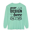 Customizable Comfort Colors 6014 Unisex Garment Dyed Long Sleeve T Shirt