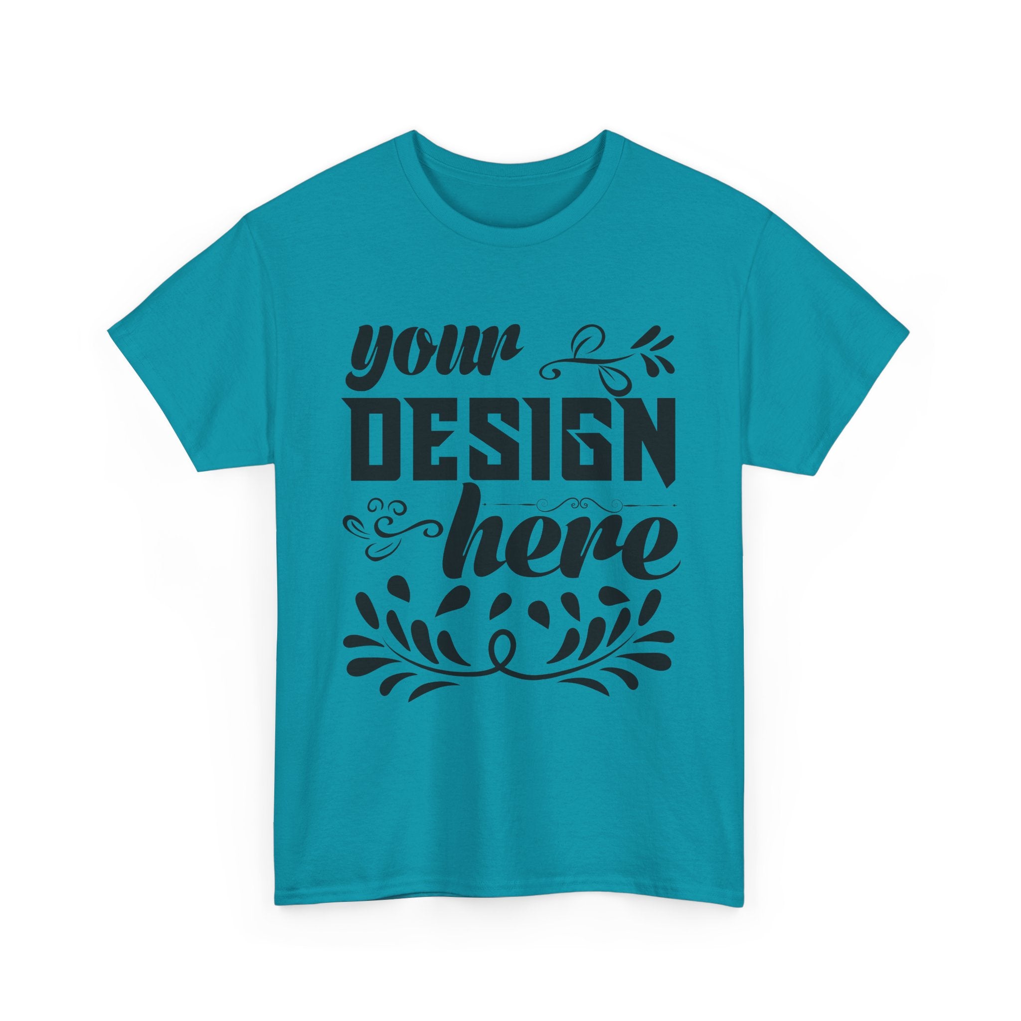 Customizable Gildan 5000 Unisex Heavy Cotton T-Shirt Classic Fit