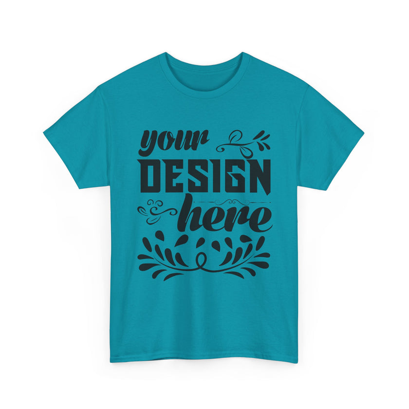 Customizable Gildan 5000 Unisex Heavy Cotton T-Shirt Classic Fit