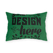 Customizable Outdoor Spun Polyester Pillow UV Water Resistant Double Sided