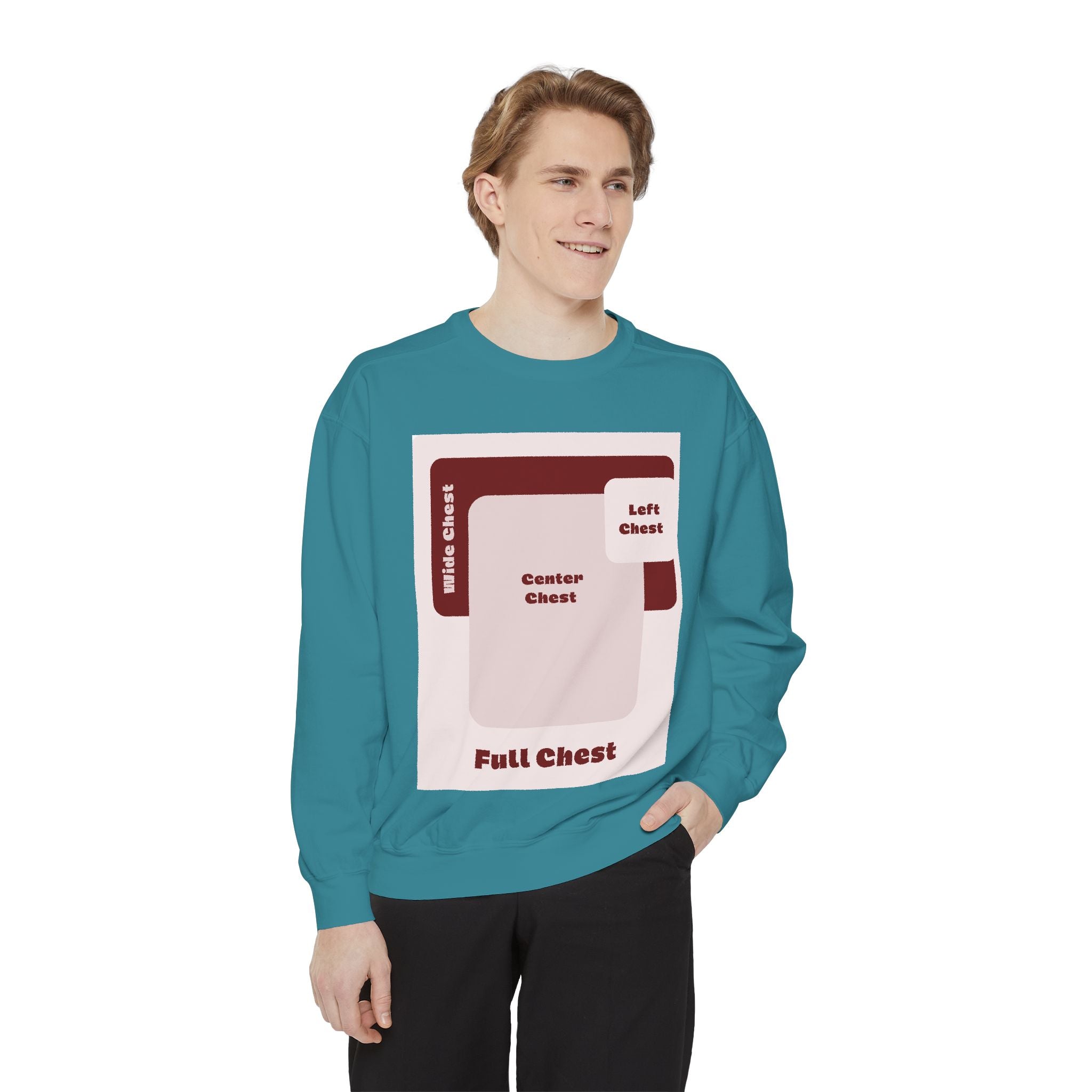 Customizable Comfort Colors 1566 Unisex Garment Dyed Sweatshirt DTG Custom Design