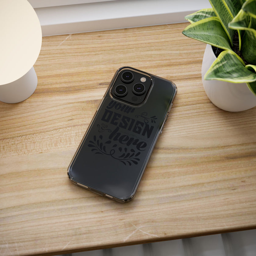 Customizable Clear Impact Resistant Phone Case With TPU Sides Wireless Ready